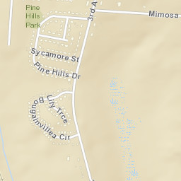 Melody Heights Alabama Street Map