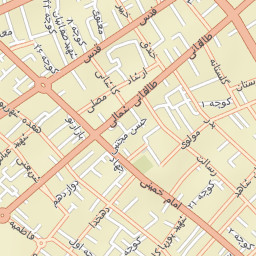Abadeh Street Map