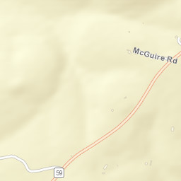 Tensaw Alabama Street Map