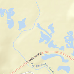 Sardine Alabama Street Map