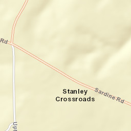 Stanley Crossroads Alabama Street Map