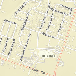 705 Pondview Drive Killeen TX 76542 Street Map