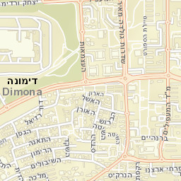 Dimona Street Map