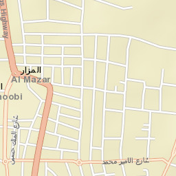 Al Mazār al Janūbī Street Map