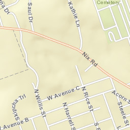 1300-1312 FM 580, Lampasas, TX 76550 Street Map