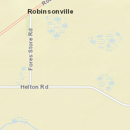 Robinsonville Alabama Street Map