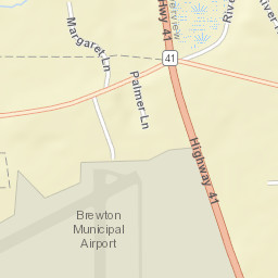 Riverview Alabama Street Map