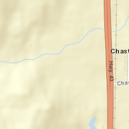 Chastang Alabama Street Map