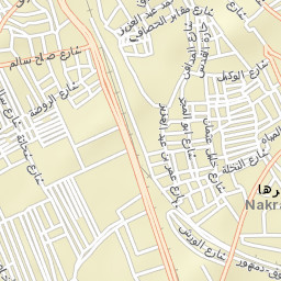 Damanhūr Street Map