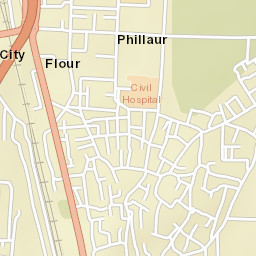 Phillaur Street Map