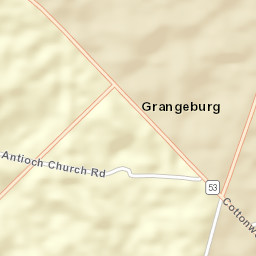 Grangeburg Alabama Street Map