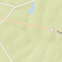 1625-1699 Highway 13, De Soto National Forest Street Map