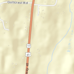 Gulfcrest Alabama Street Map