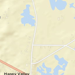 Happy Valley Florida Street Map