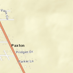 Paxton Florida Street Map