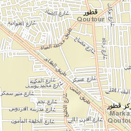 Quţūr Street Map