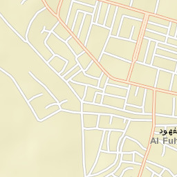 Nāḩiyat al Fuhūd Street Map