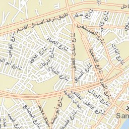 Samannūd Street Map