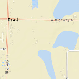 Bratt Florida Street Map