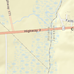 Collins Mill Florida Street Map