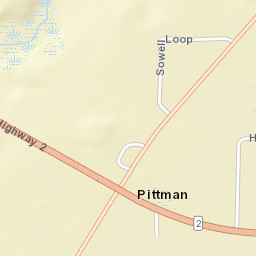 Pittman Florida Street Map