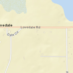 Lovedale Florida Street Map