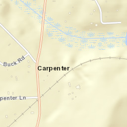 Carpenter Alabama Street Map