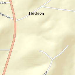 Hudson Florida Street Map