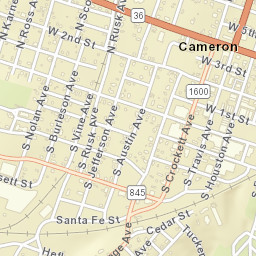 264-298 West 4th Street, Cameron, TX Street Map