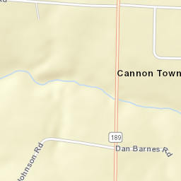 Cannon Town Florida Street Map