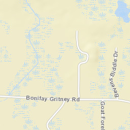 Gritney Florida Street Map