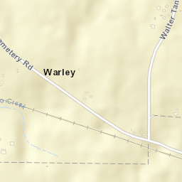 Warley Alabama Street Map