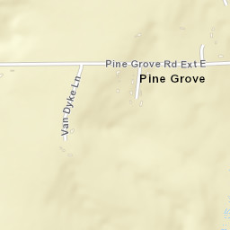 Pine Grove Alabama Street Map