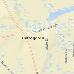 Cerrogordo Florida Street Map