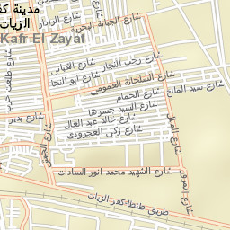 Kafr az Zayyāt Street Map