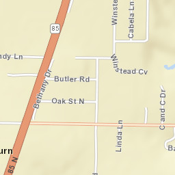 Auburn Florida Street Map