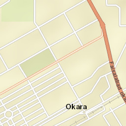 Okara Street Map