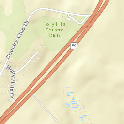 Holly Hills Alabama Street Map