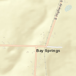 Bay Springs Florida Street Map