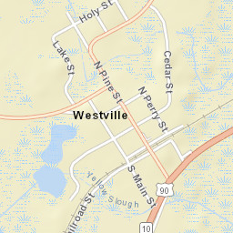 Westville Florida Street Map