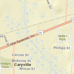 Caryville Florida Street Map
