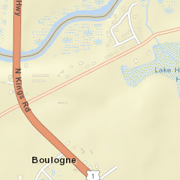 Boulogne Florida Street Map