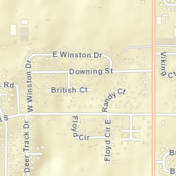 Churchill Downs Alabama Street Map