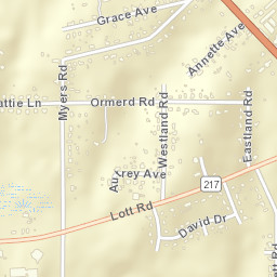 Ashley Oaks Alabama Street Map