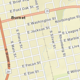 201-299 South Main Street, Burnet, TX Street Map