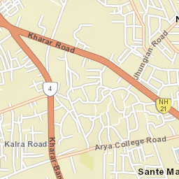 Kharar Street Map