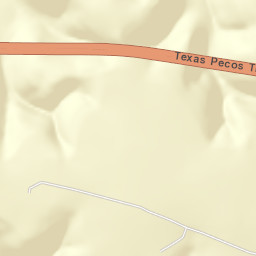 Interstate 10, Ozona, TX 76943, USA Street Map