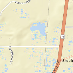 Steele City Florida Street Map