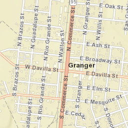 West Davilla Street, Granger, TX 76530 Street Map