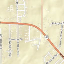 Chesterfield Estates Alabama Street Map